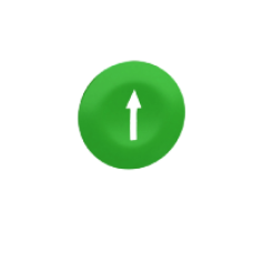 ZBA7335 - green cap marked arrow for rectangular multiple-headed pushbutton Ø22, Schneider Electric
