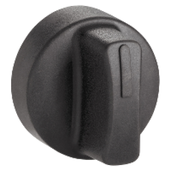 ZBDD2 - black boot for standard handle selector switch Ø22, Schneider Electric