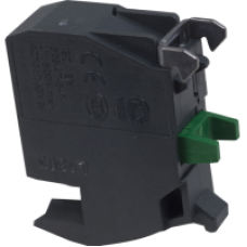 ZBE1014 - single contact block for head Ø22 1NO silver alloy for plug-in connector, Schneider Electric