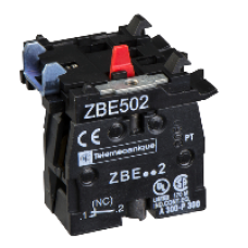 ZBE502 - single contact block for head Ø22 1NC screw clamp terminal, Schneider Electric