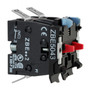 ZBE5023 - single contact block for head Ø22 1NC Faston connector, Schneider Electric ZBE5023 - single contact block for head Ø22 1NC Faston connector, Schneider Electric