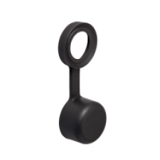 ZBGP - black protective cover for Ø22 pushbutton head, Schneider Electric