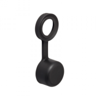 ZBGP - black protective cover for Ø22 pushbutton head, Schneider Electric