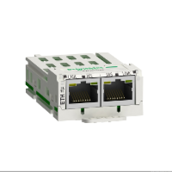 ZBRCETH - Modbus/TCP communication module for ZBRN1 base radio receiver slot, Schneider Electric