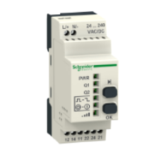 ZBRRA - Programmable receiver - 2 relays - 24..240  V AC/DC - 2 pusbuttons - 6 LEDs, Schneider Electric