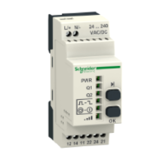 ZBRRA - Programmable receiver - 2 relays - 24..240 V AC/DC - 2 pusbuttons - 6 LEDs, Schneider Electric ZBRRA - Programmable receiver - 2 relays - 24..240 V AC/DC - 2 pusbuttons - 6 LEDs, Schneider Electric