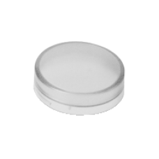 ZBV011 - white plain lens for circular pilot light Ø22 with BA9s bulb, Schneider Electric