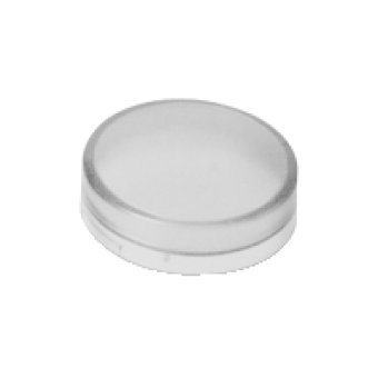 ZBV011 - white plain lens for circular pilot light Ø22 with BA9s bulb, Schneider Electric