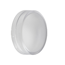 ZBV0113 - white plain lens for circular pilot light Ø22 with integral LED, Schneider Electric