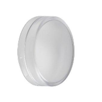 ZBV0113 - white plain lens for circular pilot light Ø22 with integral LED, Schneider Electric