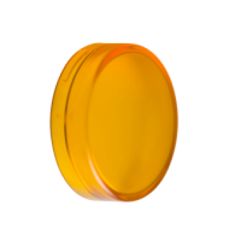 ZBV0153 - orange plain lens for circular pilot light Ø22 with integral LED, Schneider Electric