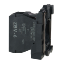 ZBV6 - light block for head Ø22 for BA9s bulb 250V screw clamp terminals, Schneider Electric