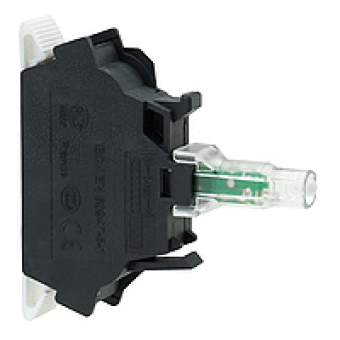 ZBVM15 - white light block for head Ø22 integral LED 230...240V spring clamp terminals, Schneider Electric ZBVM15 - white light block for head Ø22 integral LED 230...240V spring clamp terminals, Schneider Electric