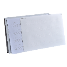 ZBY001 - sheet of 50 unmarked legends 6.5 x 15.5 mm for legend holder, Schneider Electric