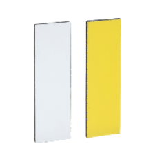 ZBY0102 - unmarked legend 8 x 27 mm for legend holder 30 x 40 mm, Schneider Electric
