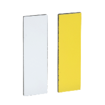 ZBY0102 - unmarked legend 8 x 27 mm for legend holder 30 x 40 mm, Schneider Electric