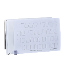 ZBY5100 - sheet of 40 unmarked legends 18 x 27 mm for legend holder 30 x 50 mm, Schneider Electric ZBY5100 - sheet of 40 unmarked legends 18 x 27 mm for legend holder 30 x 50 mm, Schneider Electric