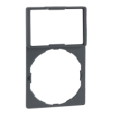 ZBY6102 - legend holder 30 x 50 mm with legend 18 x 27 mm unmarked, Schneider Electric ZBY6102 - legend holder 30 x 50 mm with legend 18 x 27 mm unmarked, Schneider Electric