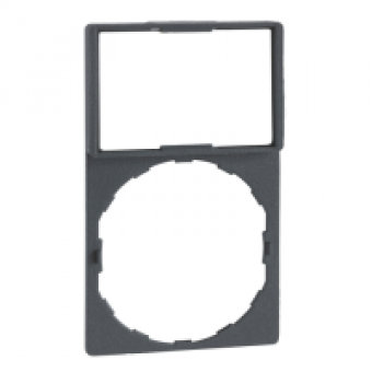 ZBY6102 - legend holder 30 x 50 mm with legend 18 x 27 mm unmarked, Schneider Electric ZBY6102 - legend holder 30 x 50 mm with legend 18 x 27 mm unmarked, Schneider Electric