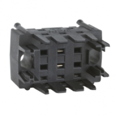ZBZ010 - adaptor for electrical block mounted on 1.6 mm printed circuit board, Schneider Electric