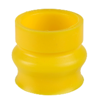 ZBZ58 - yellow bellow for Ø40 & Ø60 mushroom head pushbutton, Schneider Electric