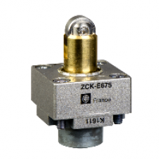 ZCKE675 - limit switch head ZCKE - steel roller plunger reinforced - +120 °C, Schneider Electric